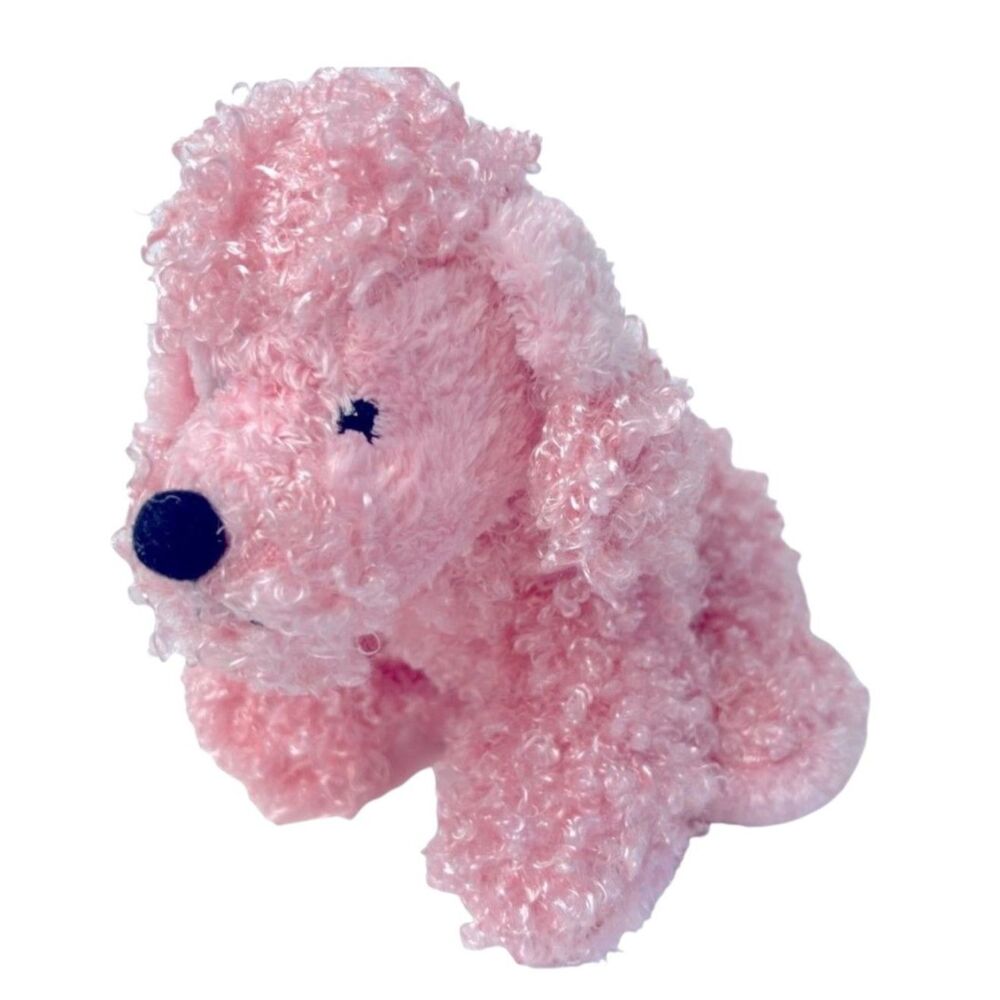 Ganz Webkinz Pink Poodle HM107 Plush Puppy Dog 8.5" No Code Collectible